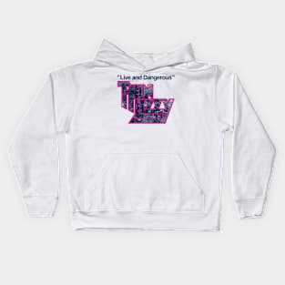 thin lizzy distressed graphic Kids Hoodie